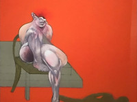 Francis Bacon, Irlanda 1909-1992. Sin titulo I, litografía, 86 x 60 cms. 1983